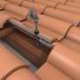 Imatge de 01V 2/3/4/5/6 COPLANAR KIT per a coberta de teula amb Cargols
